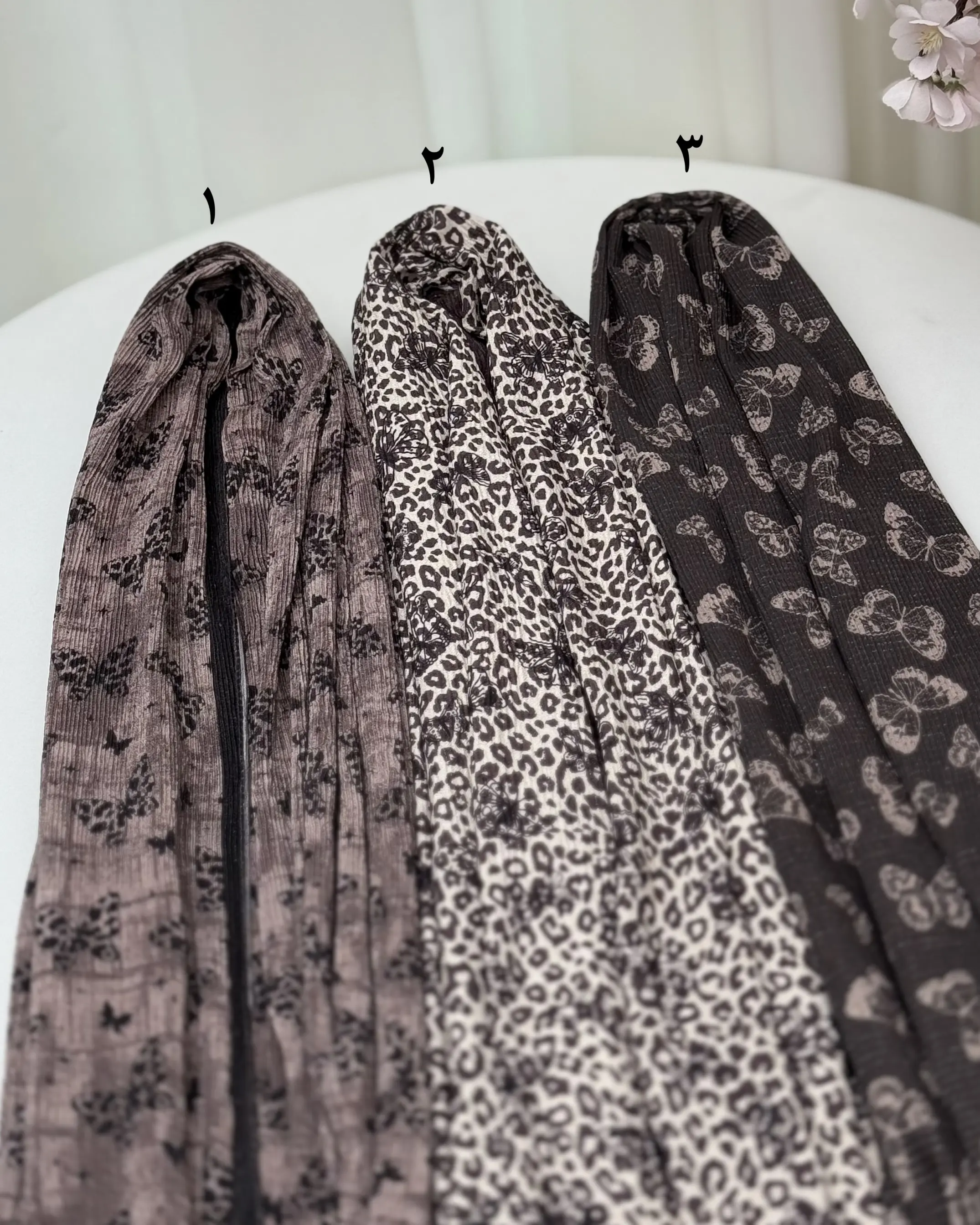 شال دخترانه لمه چاپی